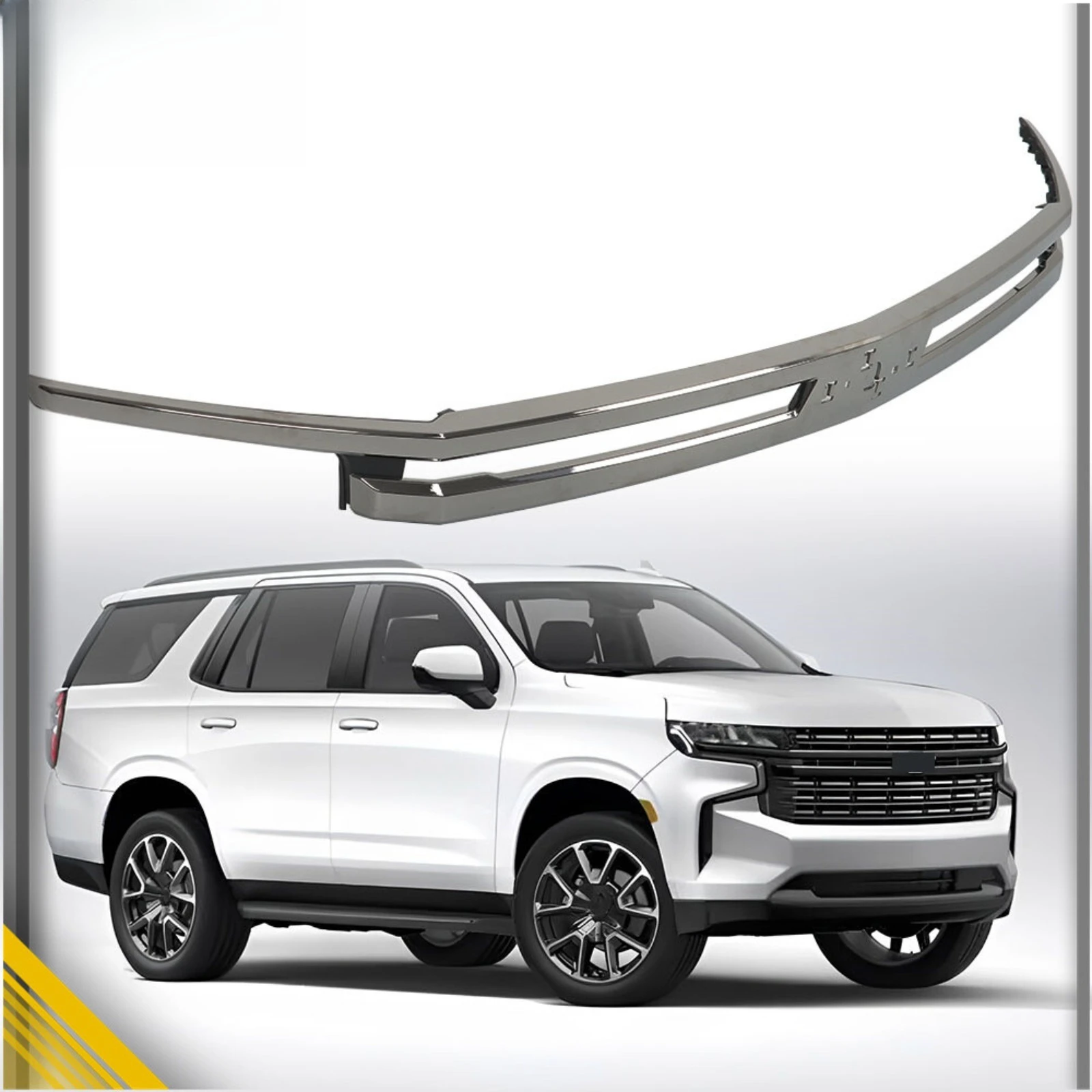 

Front Grille Moulding For Chevrolet Tahoe/suburban 2021-2023 Chrome Black