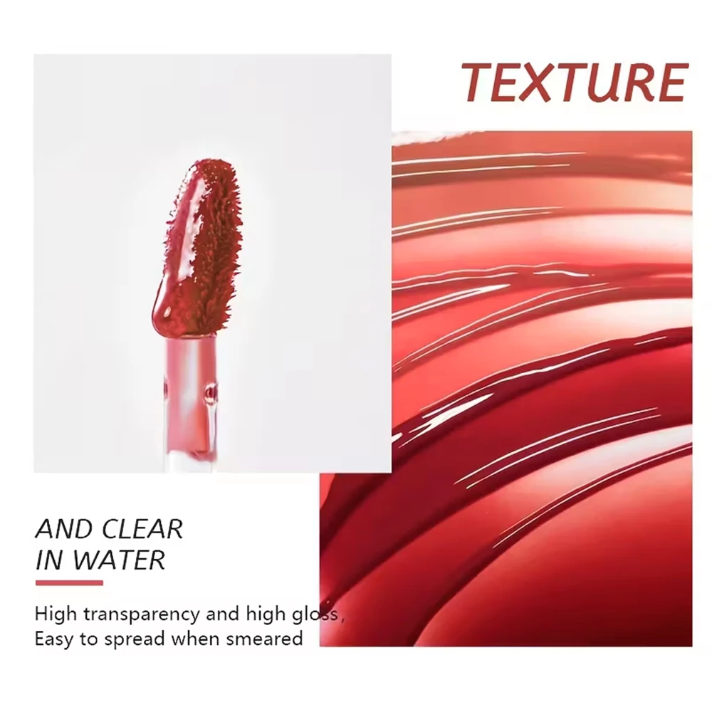 Glow Reviver Lip Oil – Lucido idratante ad alta lucentezza, finitura liscia non appiccicosa, umidità duratura, trucco natalizio e invernale