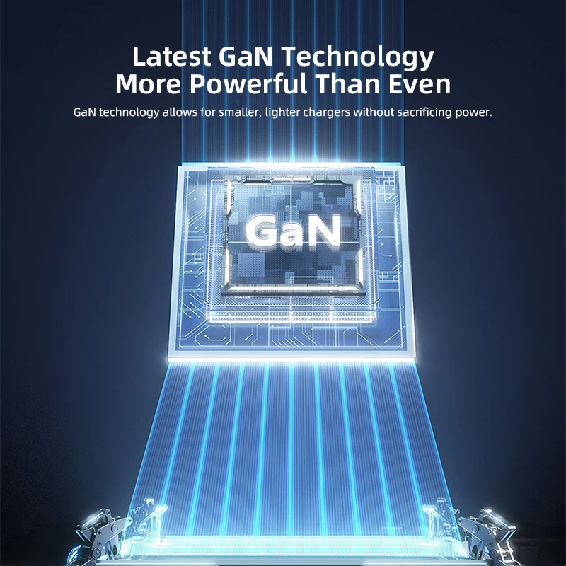 VYVYLABS GaN PD 30 واط شاحن سريع نوع C شحن سريع لهاتف آيفون 17 سامسونج مع كابل C قابل للسحب للكمبيوتر اللوحي