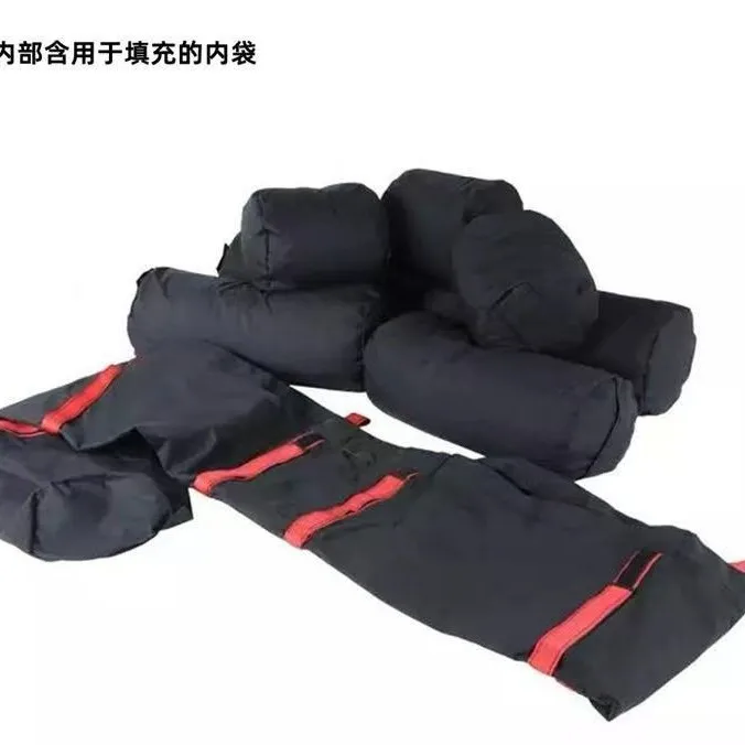 

Heavy Duty Nylon Workout Custom Logo Strongman 2 Person Worm Sandbag for Fitness Training