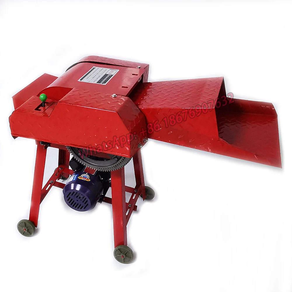 ​Grass Cutting Chaff Cutter Machine Mini Animal Farm Electric Diesel Gasoline Driven Feed Crusher