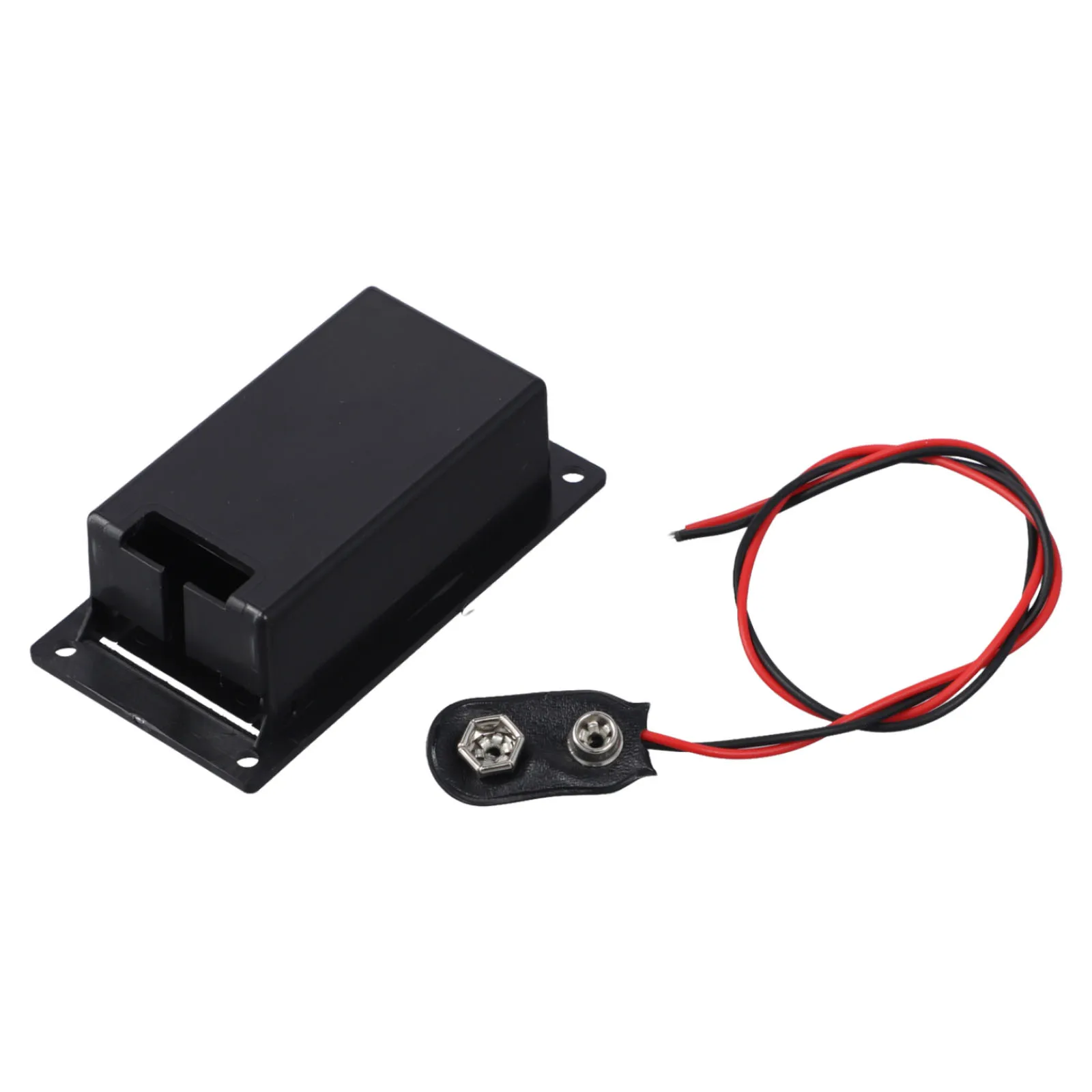 1pc 9V Battery Box For Electric Guitar Bass And Active Pickup With Connector Battery Boxs With Battery Buckle Musical Instrument