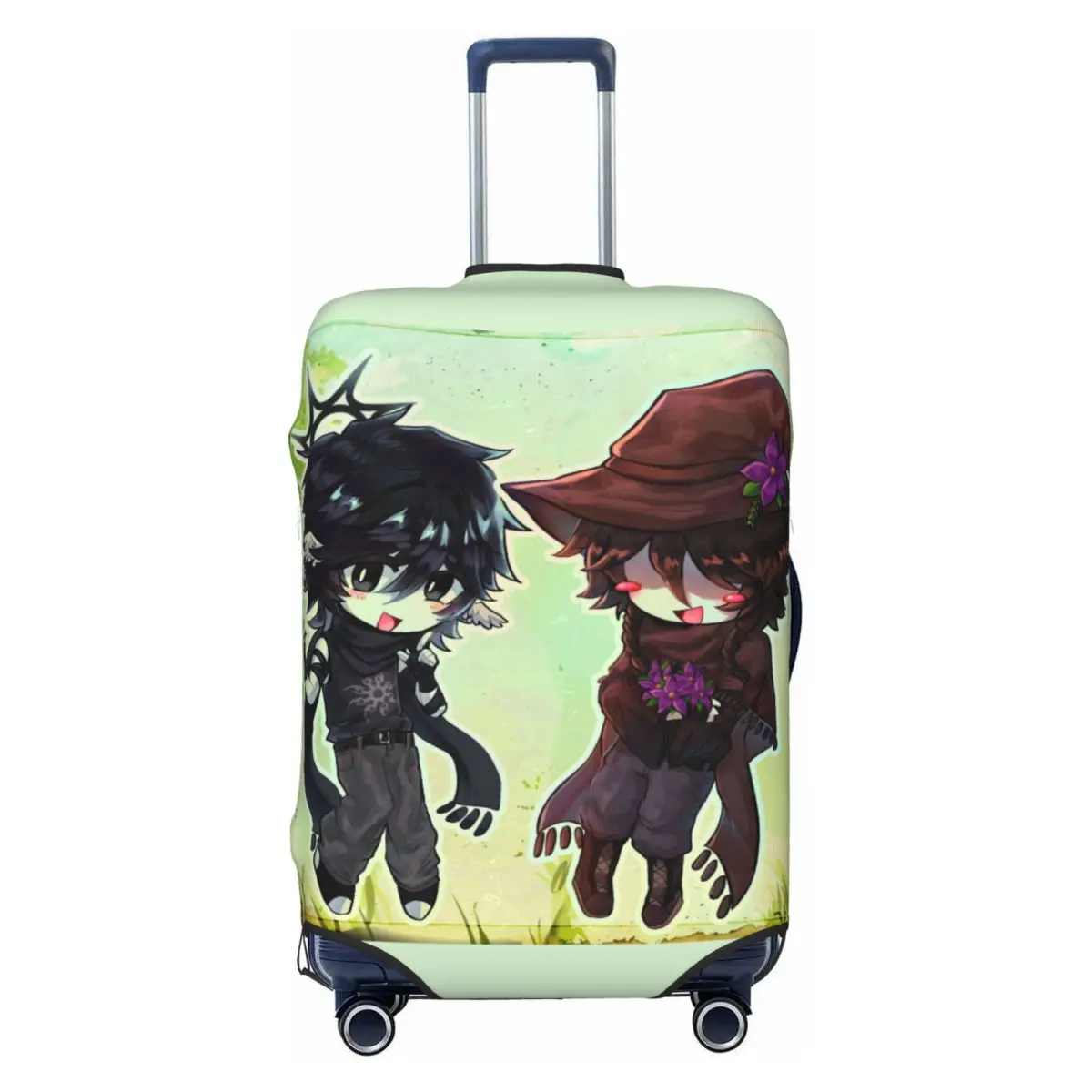 Forsaken Twotime Azure Suitcase Cover Business Protector Flight Strectch Luggage Case