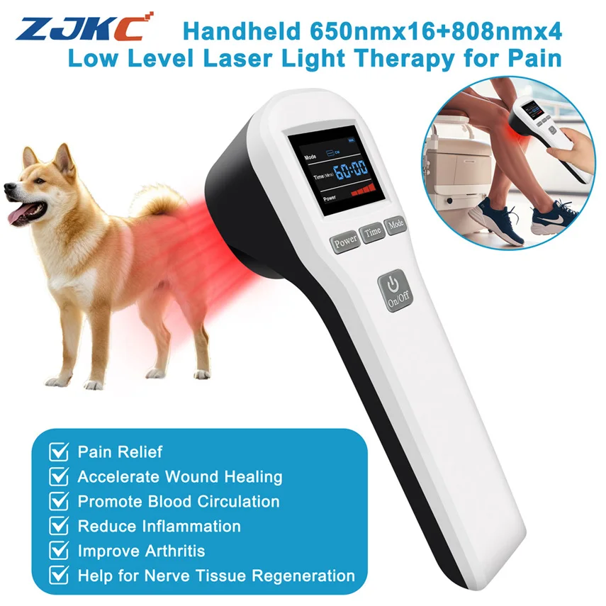 

Professional 880mW Cold Laser Therapy for Arthritis Low Lever Laser Therapy LLLT Treatment for Pain Relief Device 650nm 808nm