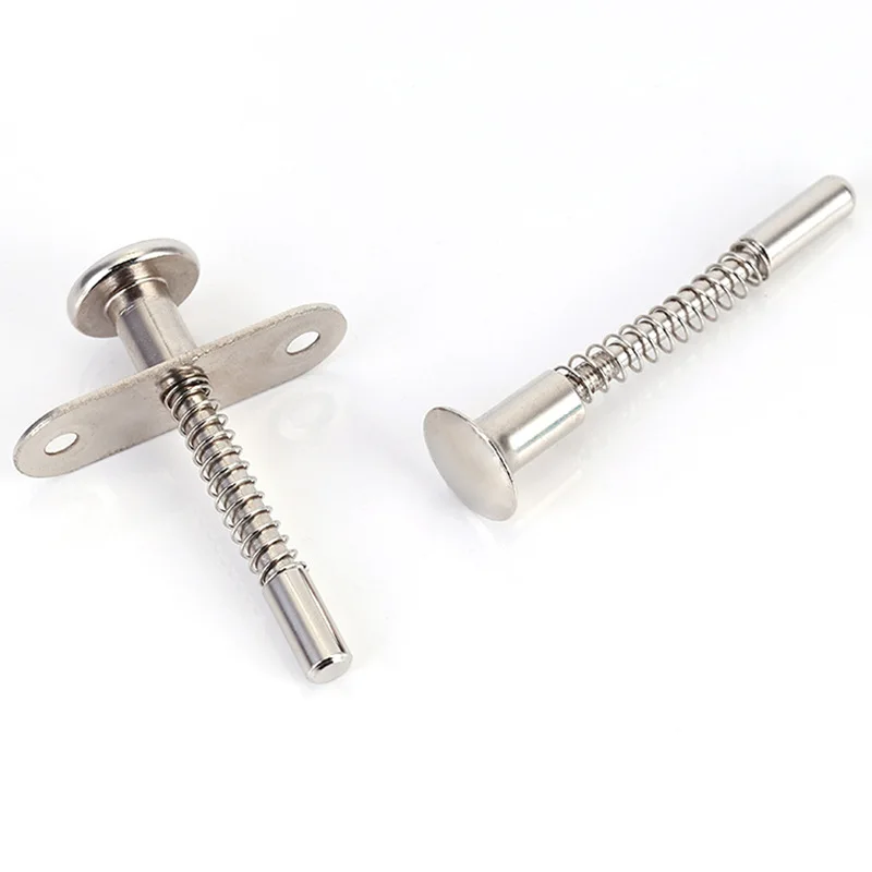 

1/2/4 шт. плунжерные защелки подпружиненная нержавеющая сталь 6/7 мм диаметр 50/60/70 мм общая длина дверной подъемник регулировочная стержень защелка