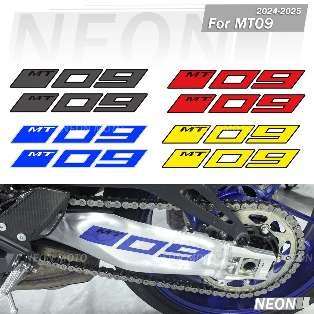 

For Yamaha MT-09 MT09 MT 09 SP Motorcycle Tank Swing Arm Stickers Decals Fairing Front Face Fender 2024 2025