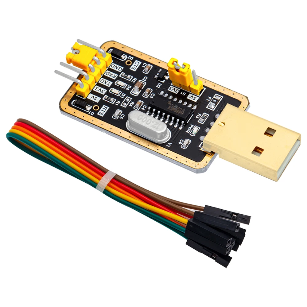1PCS conversor USB TTL UART módulo CH340G CH340 3.3V 5V interruptor