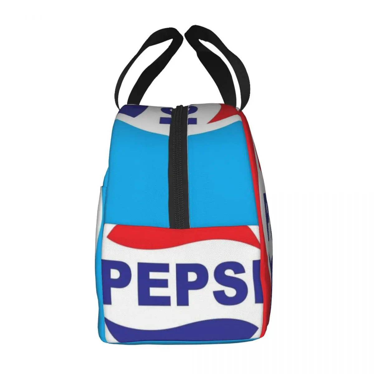 P-Pepsi 학교 도시락 가방, 방수 피크닉 보온 쿨러, 절연 도시락 상자, 여성 키즈 토트 백