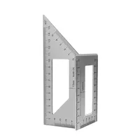 Woodworking Gauge Ruler Multifunction Ruler 45 90 Degree Gauge Rule Measurement Tool Carpentry Scribe Mark Line Measuring