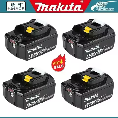 Makita 18V 6.0Ah Battery Original Lithium ion Rechargeable Battery 18V 6000mAh Replacement Battery BL1860 BL1850 BL1860B
