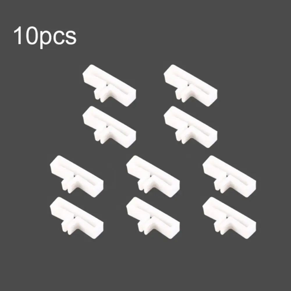 

10PCS T/Cross/Three-way Type Cross Buckle Fixing Clip White Plastic Partition Extension Buckle Drawer Partition Accessories
