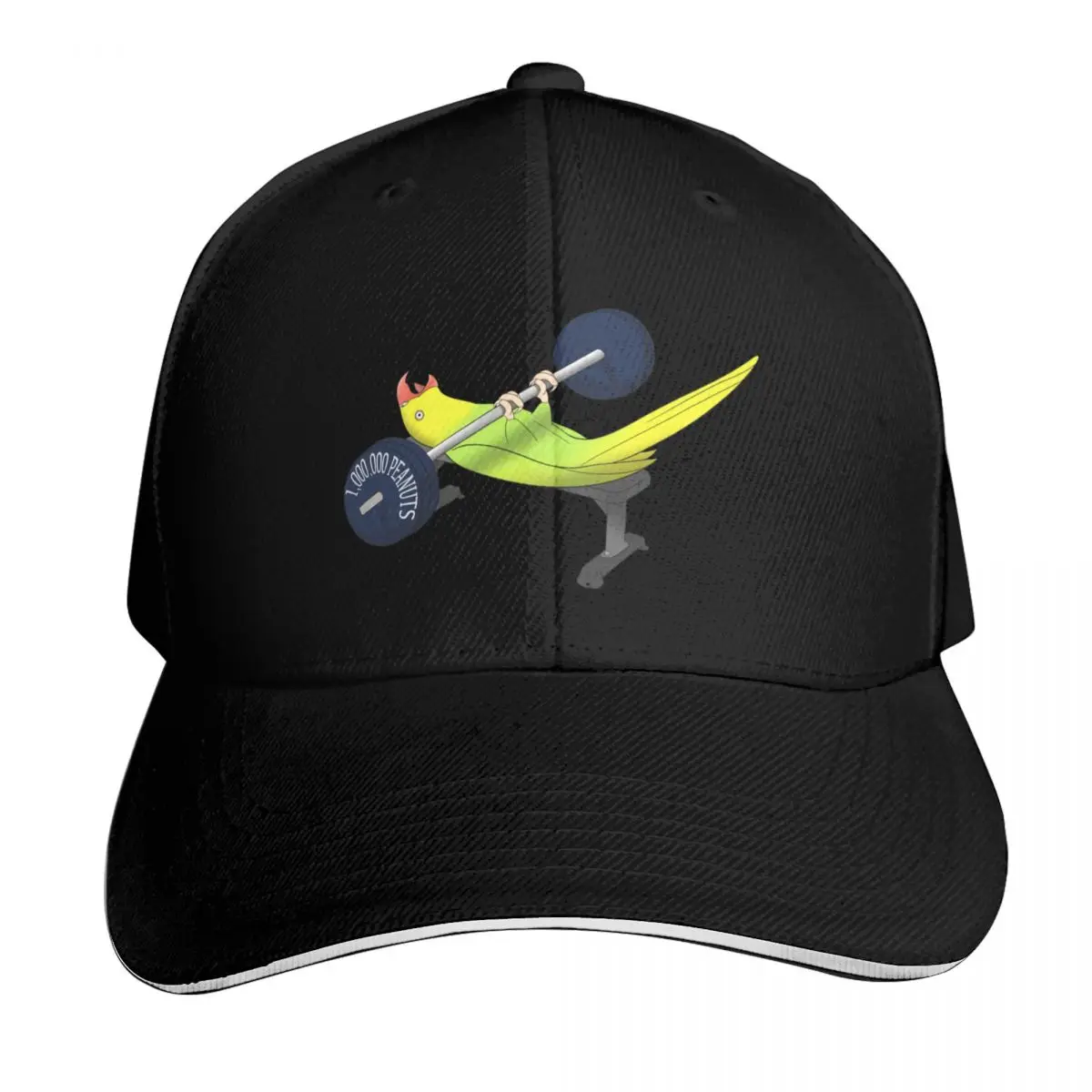 parrot working out Baseball Cap Outdoor Golf Running Hiking Summer Beach Travel Streetwear Hip Hop Trendy