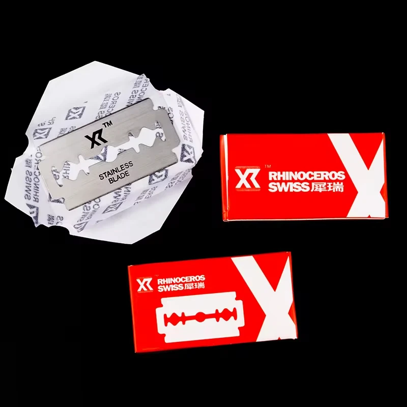 Stainless Steel Razor Blade Vintage Manual Shaving Face Double-sided Blade