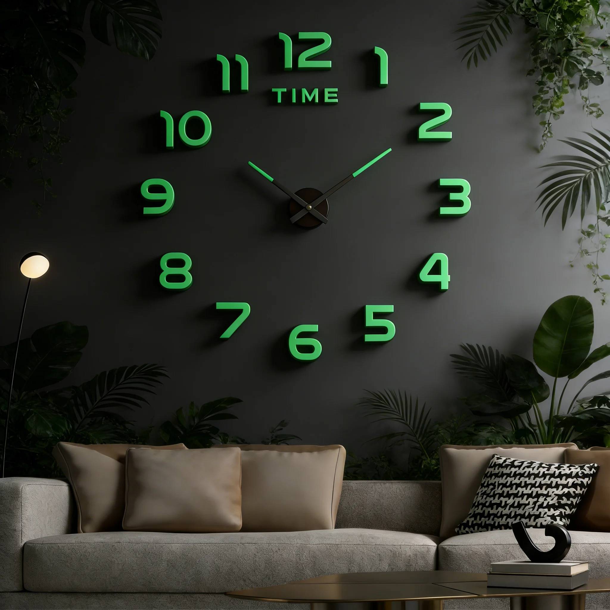 2026 Modern Design Large Wall Clock 3D DIY Quartz Clocks Fashion Watches Acrylic Mirror Stickers Living Room Home Decor Horloge