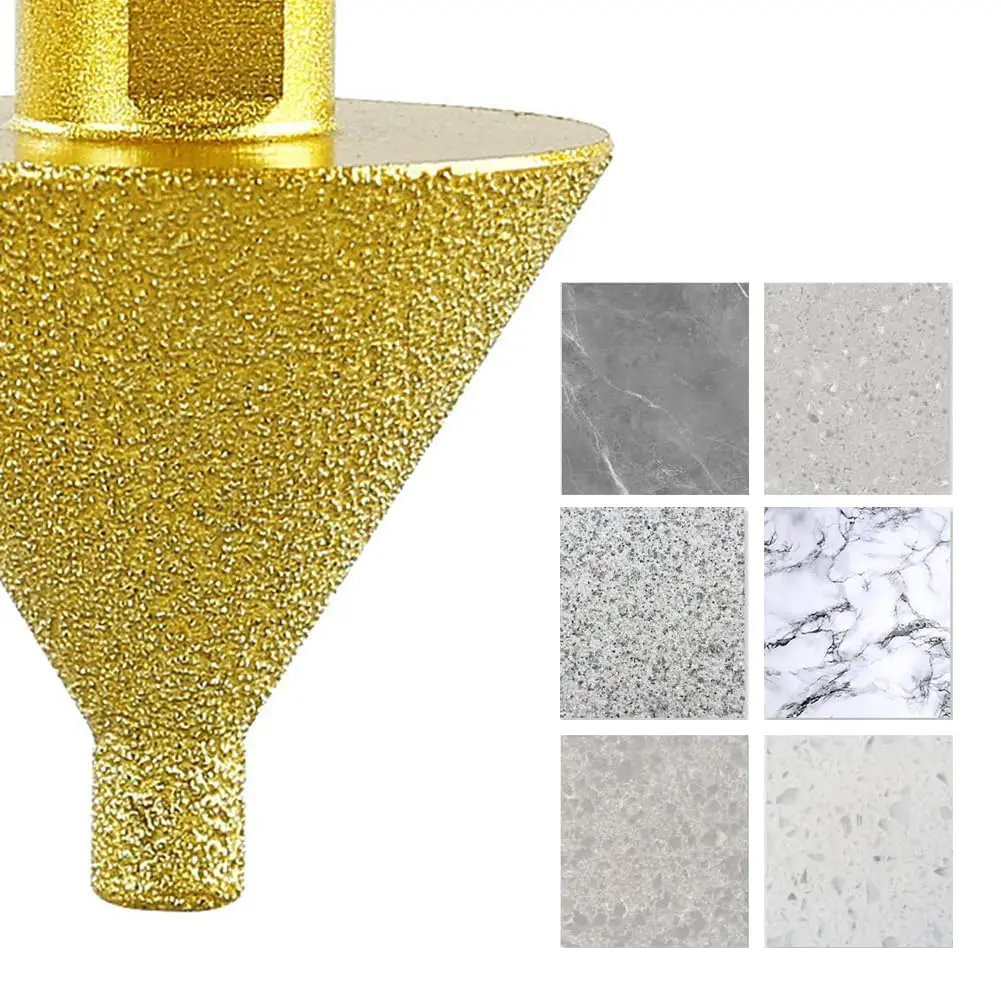 M10 Diamant-Fasen-Fräser, Durchmesser 38 mm, Fräsen, Fliesenschneider, Marmor, Beton, Lochsäge, Mauerwerk, Bohren, Kronen, Bauwerkzeuge – Detail 9
