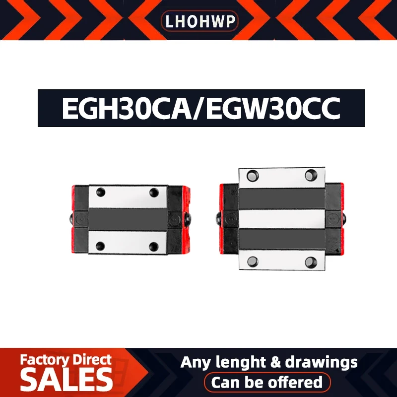 Linear Guide Sliding Block EGH30CA EGW30CC For CO2 Laser Engraving Cutting Machine