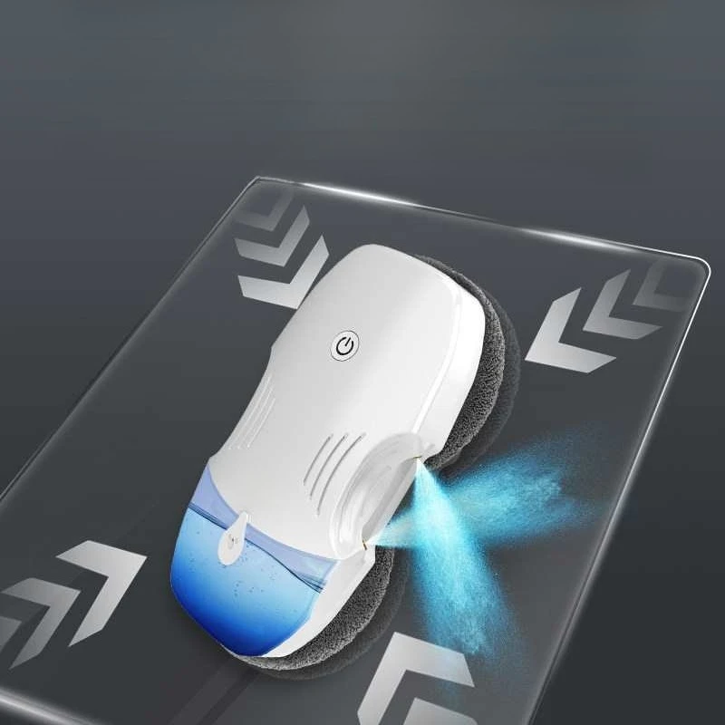 

Window cleaning robot automatic water spray glass cleaning artifact