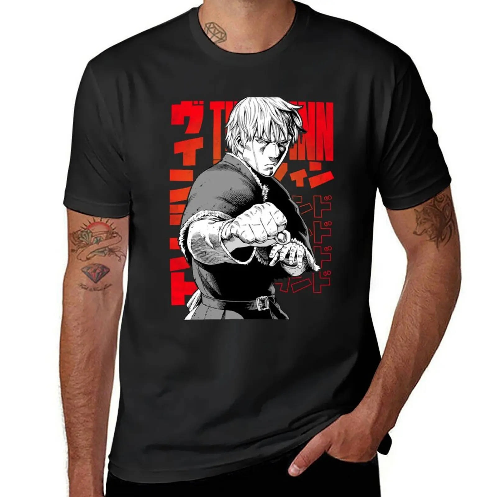 

Thorfinn - Vinland Saga T-Shirt korean fashion Personalized t-shirt Louboutins plus sizes sweat shirts, men