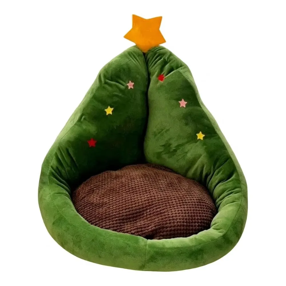 Soft Comfortable Filling Christmas Tree Floor Cushion Great Support Lovely Christmas Decorations Sitting And Leaning Cozy