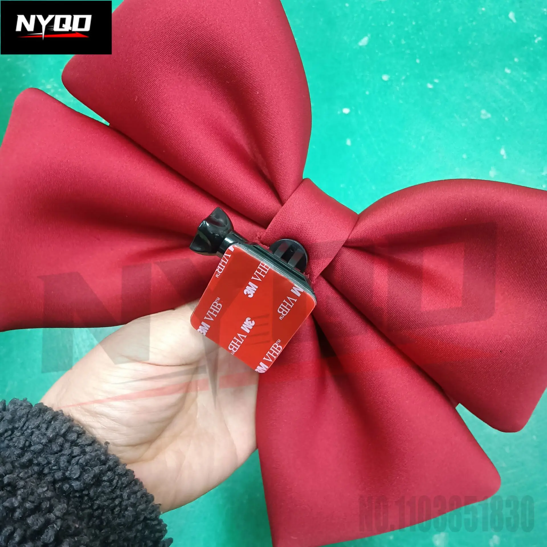Motorcycle helmet bow decoration motorcycle riding skiing helmet sticker accessories female cosplayElectric bike Rear Seat Decor