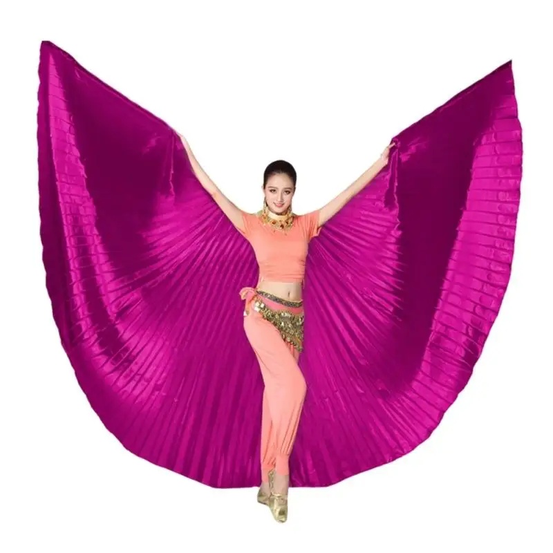 39BD Bauchtanz-Kostüm, Engelsflügel, Cosplay, Halloween-Kostüme, Bauchtanz, Isiss-Flügel für Erwachsene, Damen, Geschenk – Detail 5