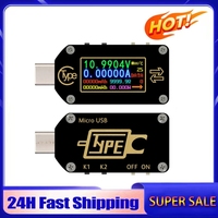 TC64 TC66 TC66C Type-C PD Trigger USB-C Voltmeter Ammeter Voltage 2 Way Current Meter Multimeter PD Charger Battery USB Tester