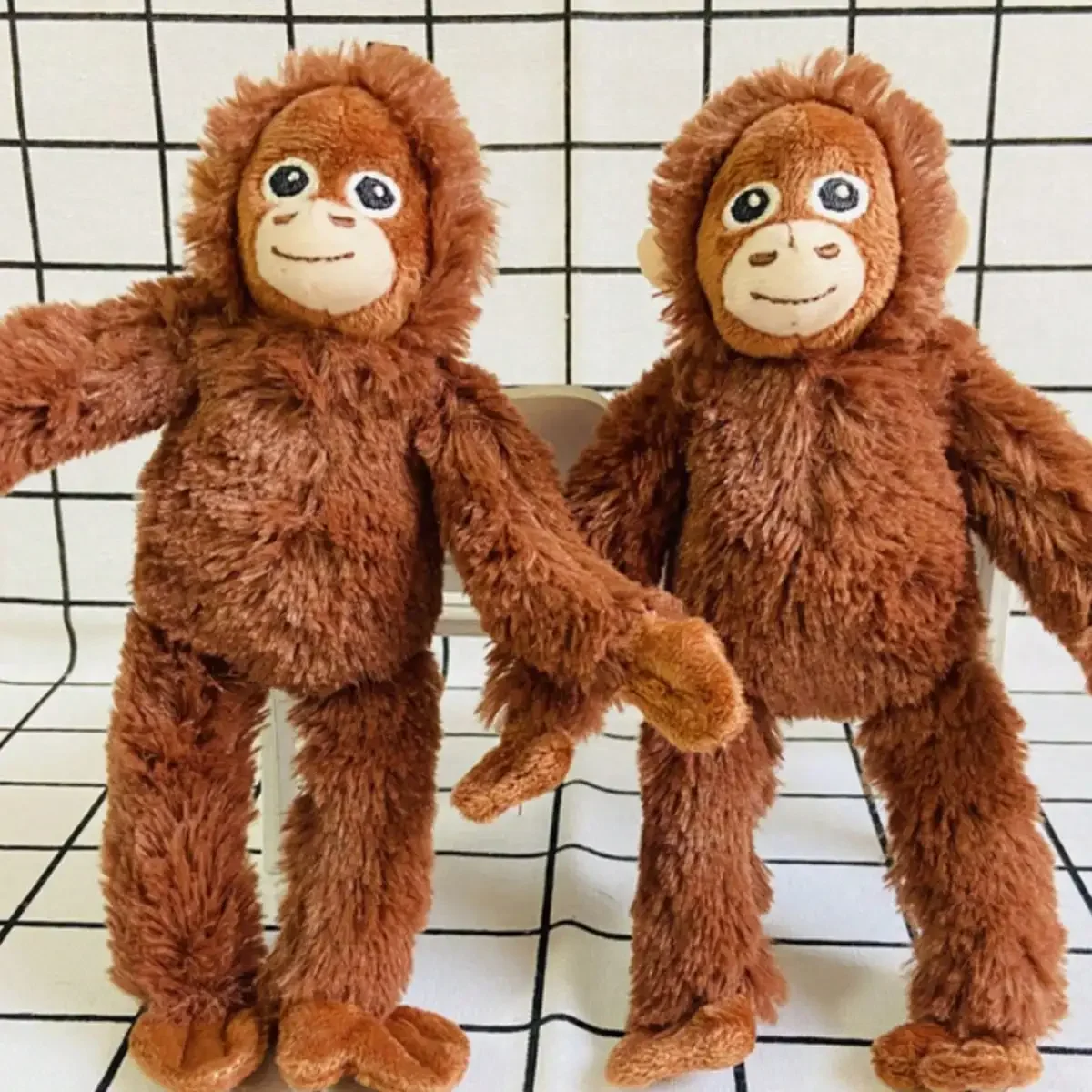 1PC Cute Little Monkey Pendant Plush Toy Gorilla Cloth Doll Doll Bag Pendant Keychain