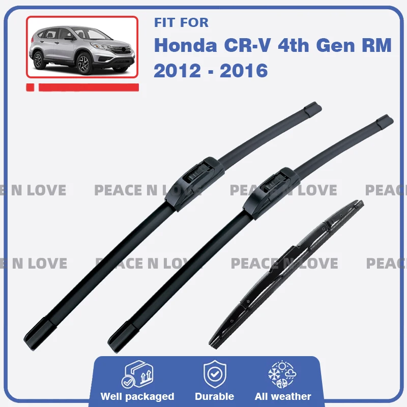 

Щетки стеклоочистителя для Honda CR-V CR V CRV 4-го поколения RM, силиконовые 2012-2016 переднее и заднее лобовое стекло, аксессуары для замены окон