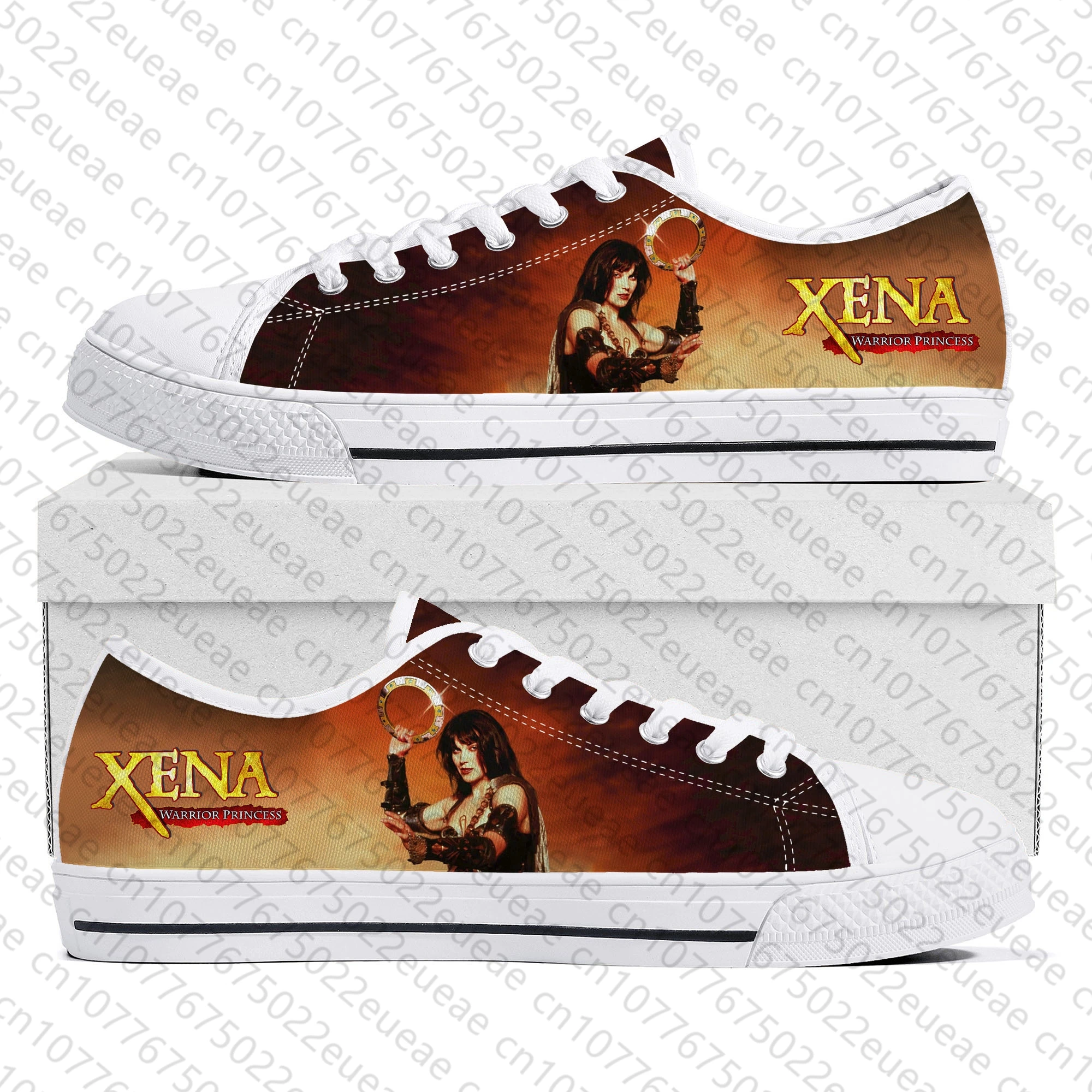 Xena Warrior Princess Low Top Sneakers Mens Womens Teenager High Quality Gabrielle Canvas Sneaker Casual Shoes Custom Made Shoe