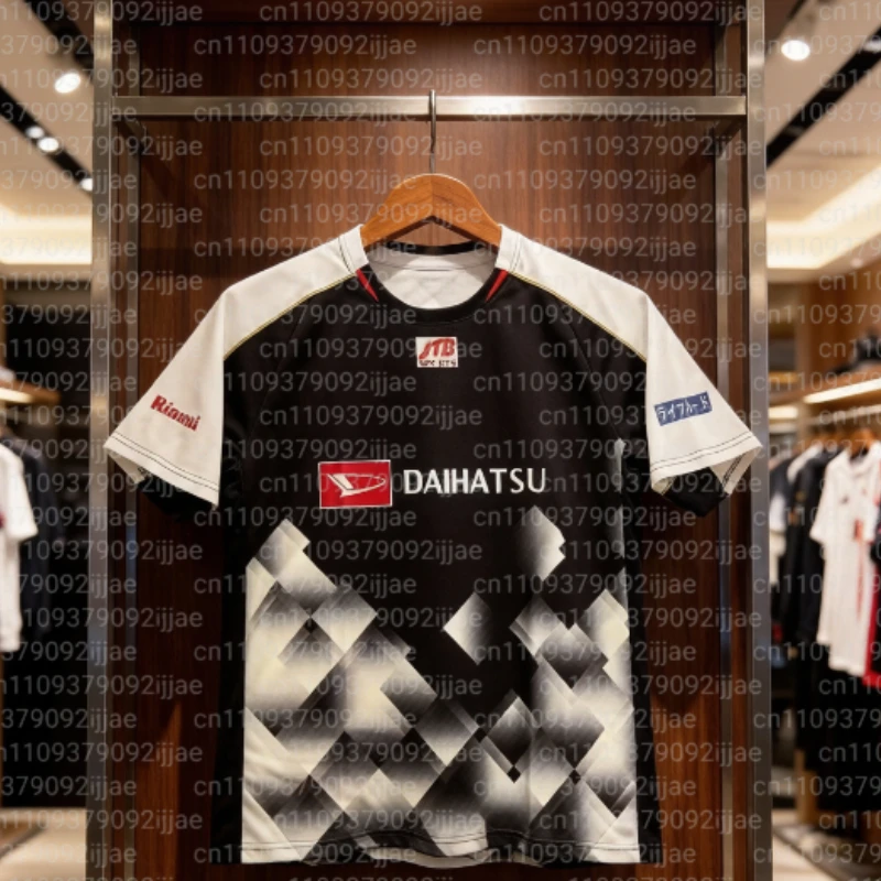 New Parent Child Sports Competition Printed Short Sleeve Top Badminton Clothes Quick Drying Breathable T-shirt