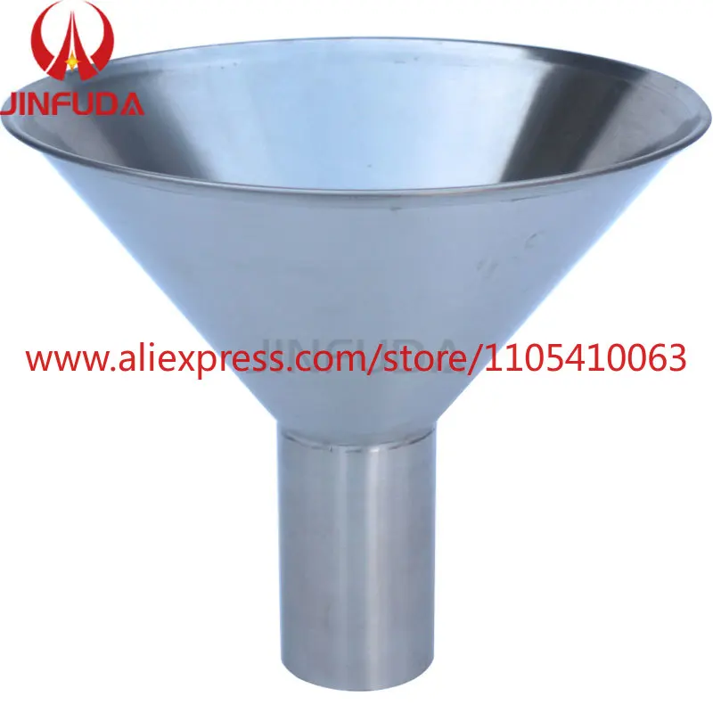 2/3 cm height-adjustable multi-purpose stainless steel funnel