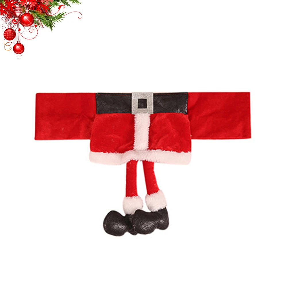 

Christmas Chair Cover Decorative Chair Slipcover Festive Back Protector for Celebrations