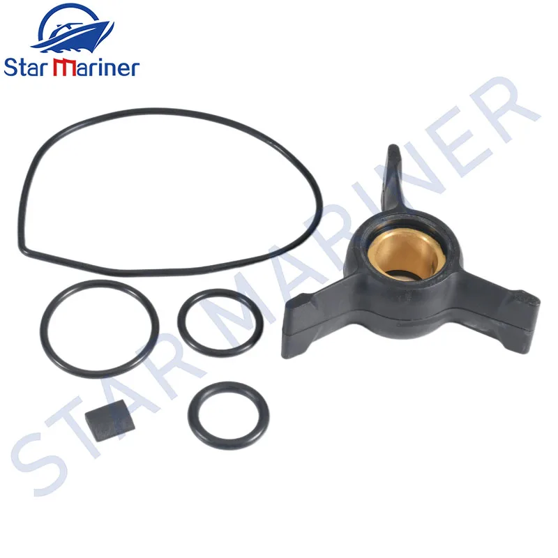 437059 432941 Water Pump Impeller with Key for Johnson Evinrude Outboard 33 35 40 45 50 55 60 65 70 HP 765350 89790 18-3104