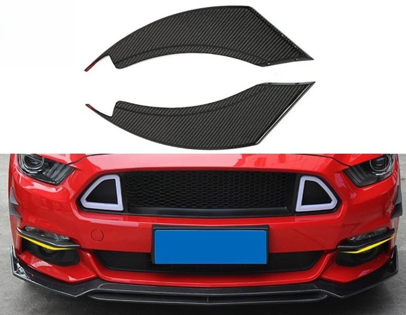 

Applicable To: 15-17 Ford Mustang Carbon Fiber Fog Light Air Knife Modified Auto Parts Exterior