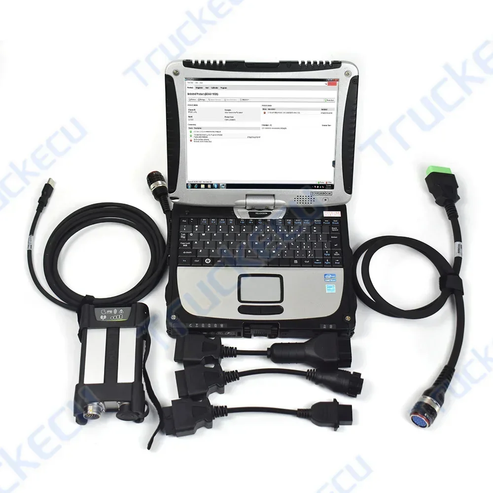 CF19 LAPTOP v2.8 ptt for VOLVO Vocom II 88890400 VOCOM 2 for renault UD MACK truck excavator FH FM4 EURO6 Diagnostic TOOL VOCOM2