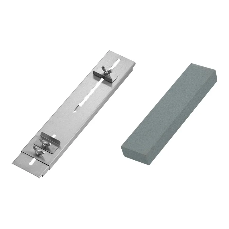 Stainless Steel Sink Sharpening Stone Holder Adjustable Length Whetstone Non-slip Base Kitchen Tool Metal Grindstone Accessories