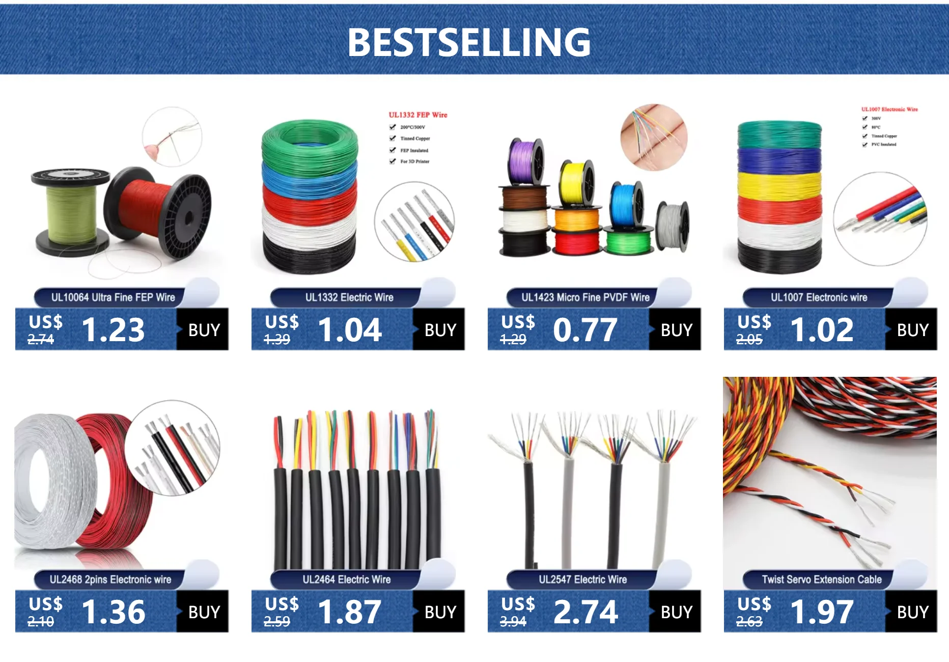 5 ~ 50 m UL1423 PTFE-Draht, versilbertes Einzelkernkabel (keine Schriftrolle), Hochtemperatur-Mikrofeinkupferdrähte, DIY-Elektronikkabel – Detail 1