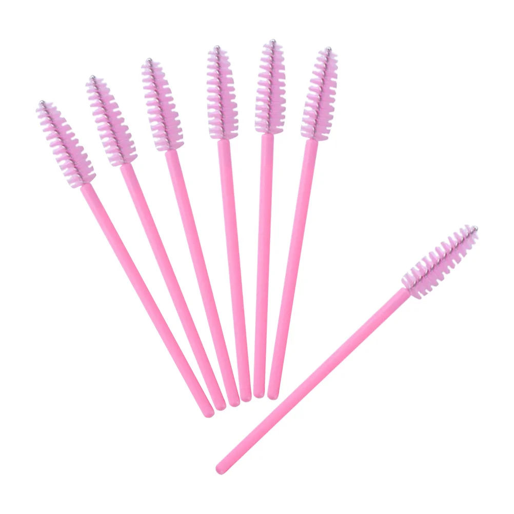 50Pcs Professional Eyelash Mascara Brushes Disposable Lash Separators Curling Makeup Tool Disposable Mascara Wands
