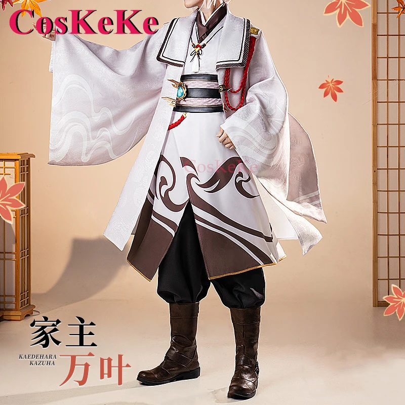

CosKeKe Kaedehara Kazuha Cosplay Game Genshin Impact Costume Man Of House Handsome Uniforms Halloween Party Role Play Clothing