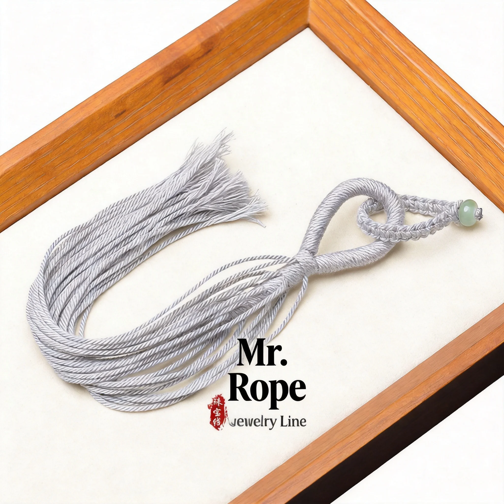 Chinese Style Auspicious Lucky Braided Tassel Rope Diy Semi Finished For Wenwan Car Hanger Bag Pendant Prayer Bead Handheld Lany