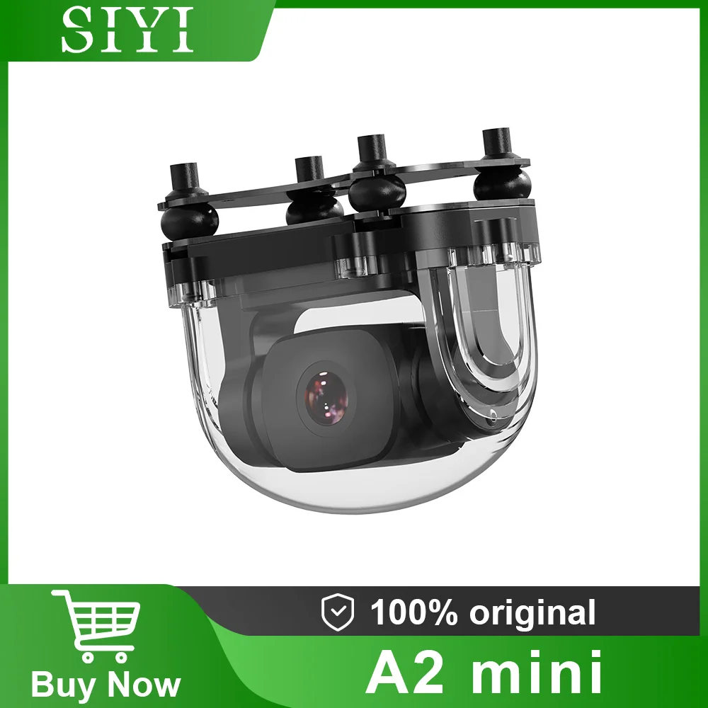 

SIYI A2 mini Ultra Wide Angle FPV Gimbal Single Axis Tilt with160 Degree FOV 1080p Starlight Camera Sensor IP67 Waterproof