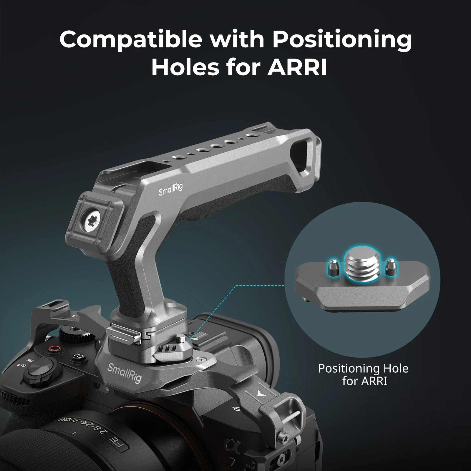 

SmallRig HawkLock H21 Quick Release Top Handle Kit for with HawkLock Cages, Plates, And Other Accessories With Sliders -4483