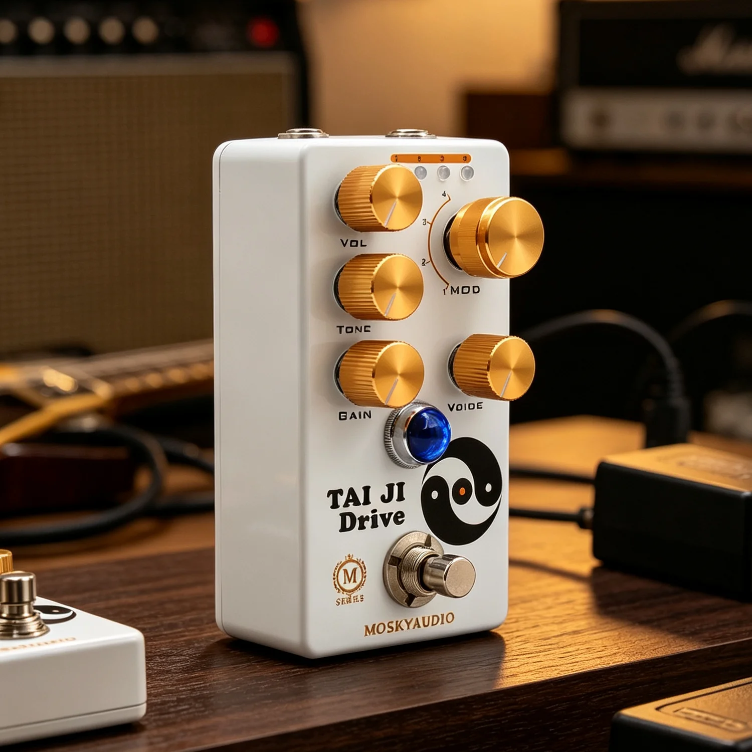 MOSKY TAI JI Drive Guitar Effect Pedal Amp-In-A-Box Overdrive Effect Pedal Overdrive Guitar Pedal True Bypass Full Metal Shell