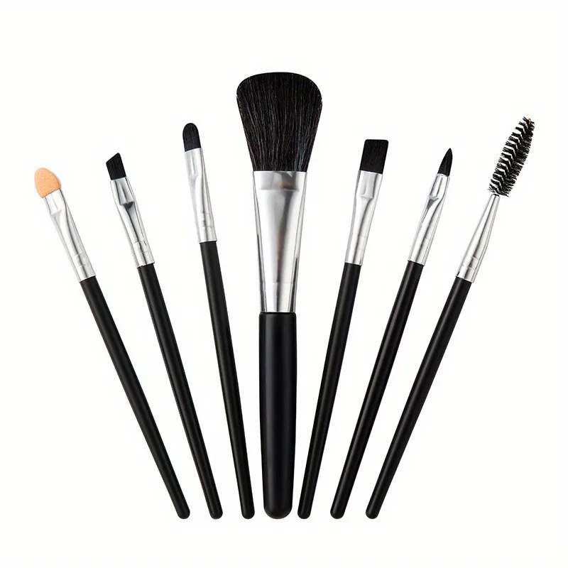 7Pcs Makeup Brushes Tool Set Cosmetic Powder Eye Shadow Foundation Blush Blending Beauty Make Up Brush