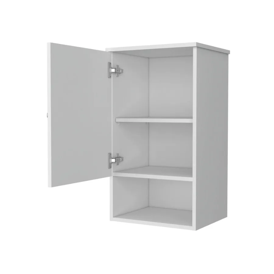 Белый аптечка с одной дверью