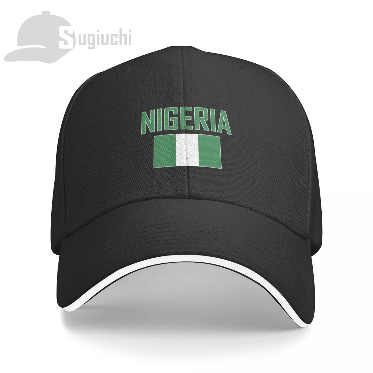 NIGERIA Flag With Letter Baseball Cap Men Women Summer Unisex Hip Hop Caps Cotton Snapback Golf Hat Fishing Caps