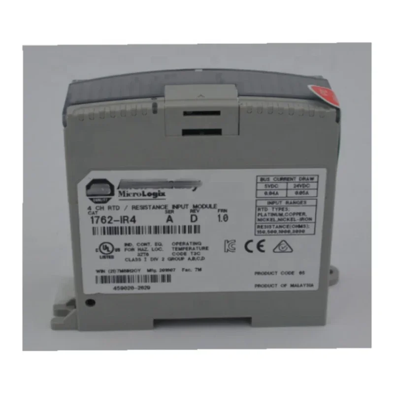 Industrial sealed PLC module, 4-channel RTD resistor, input relay type, 1762-IR4, new Hot sales