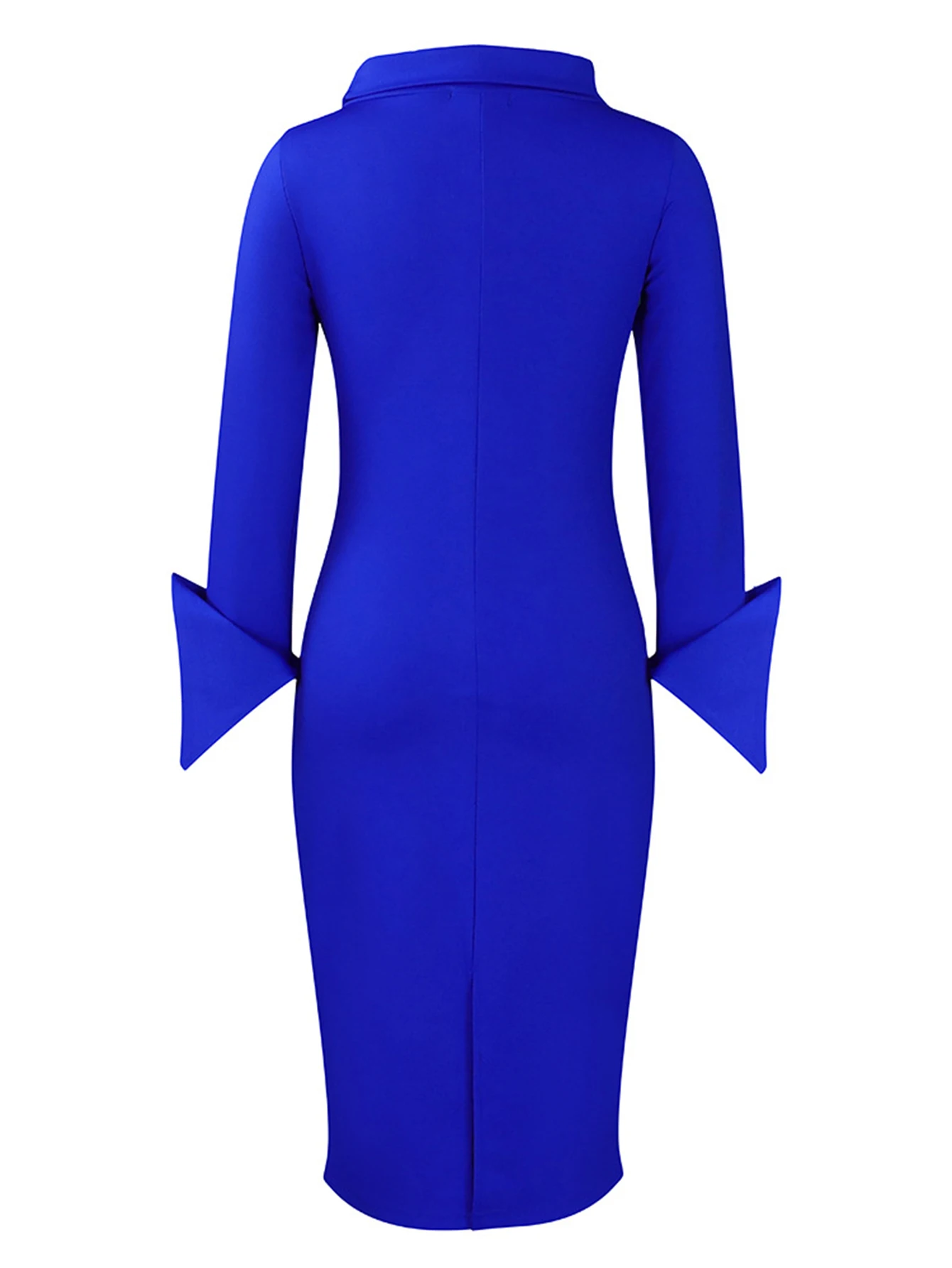 Women's Long Sleeve Hip Dress Autumn Winter Professional OL Temperament Fashion African European Style