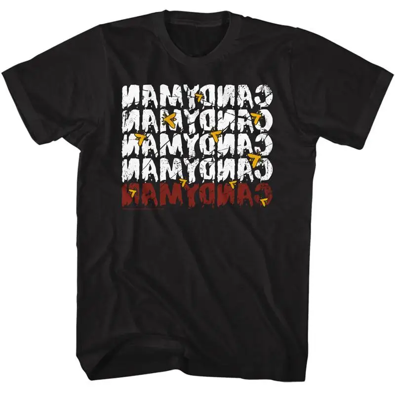 

Candyman Scary Horror Movie Backwards Name Repeat Bees Men's T Shirt
