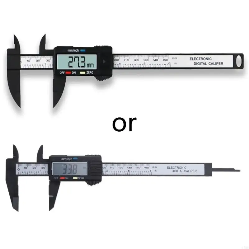 

87HE Sliding Vernier Caliper 100/150mm Measure Ruler Gauge Dual Scale Tools